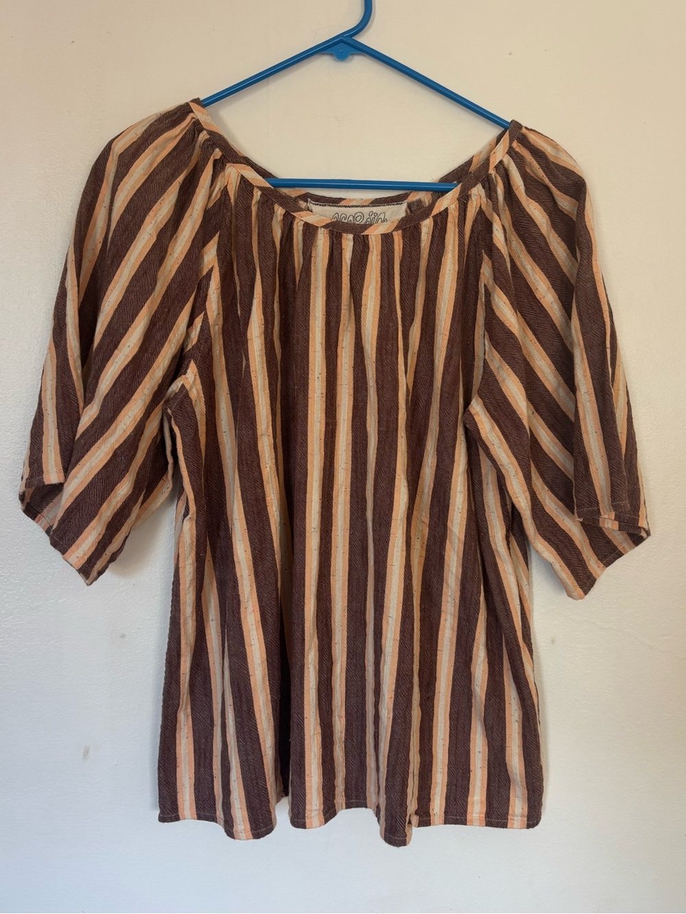 Ace and Jig Striped Cotton Gigi Top Medium